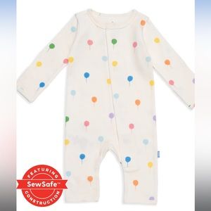 Simply Magnetic Me balloon dream organic cotton magnetic coverall size 9-12m